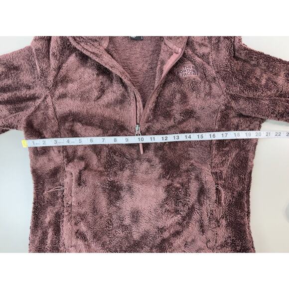 The North Face Women’s Campshire Pullover Size M Chocolate Brown 1/2 Zip Teddy - Picture 8 of 16